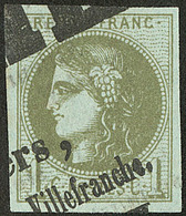 No 39IIIm, Impression Typo, Jolie Pièce. - TB - 1870 Bordeaux Printing