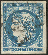 No 44Ib, Bleu Foncé, Jolie Pièce. - TB - 1870 Bordeaux Printing