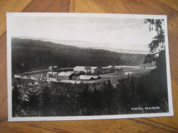 SAALBURG Kastell Castle Post Card Hesse Taunus Bad Homburg 1953 To Edinburgh Scotland GB Germany - Saalburg