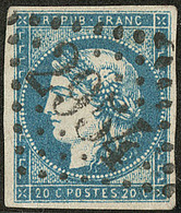 No 44II, Obl GC 2954, Belle Nuance. - TB - 1870 Bordeaux Printing