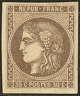 * No 47a, Brun Clair. - TB - 1870 Bordeaux Printing