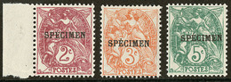 ** SPECIMEN. Nos 63 Bdf à 65. - TB - Instructional Courses