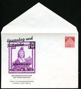 Bund PU33 D2/005 Privat-Umschlag AUSSTELLUNG MARBURG 1972  NGK 5,00 € - Privatumschläge - Ungebraucht