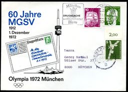 Bund PU50 D2/006 Privat-Umschlag MGSV München 1981  NGK 3,00 € - Privatumschläge - Gebraucht