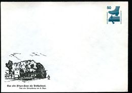 Bund PU65 B1/002 Privat-Umschlag FITGER-HAUS DELMENHORST 1975  NGK 4,00 € - Private Covers - Mint