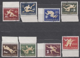 Yugoslavia Republic 1956 Sport Olympic Games Melbourn Mi#804-811 Used - Oblitérés