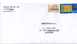 Letter - Stamp J. Muller Von Konigsberg / Museum / Postmark Baksa, 2017., Hungary, Envelope - Brieven En Documenten
