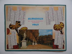 CALENDRIER POSTE 1965 ALMANACH Automne à Versailles CALENDAR KALENDER - Grossformat : 1961-70