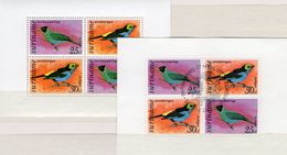 WWF Singvögel 1977 Surinam Block 18 **/o 11€ Vogelwelt Naschvogel Vogel Tangare Hoja Blocs Fauna M/s Sheet Bf Birds - Gebraucht