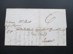 GB Vorphila 1791 Brief Von Haverfordwest-London. Wales! Stationer Opposito St. Clement Church. St. Martins Haverfordwest - ...-1840 Precursores