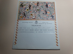 Télégram à Partir De Gent Vers Gent St Pieter Le 22/10/60. - Timbres Télégraphes [TG]