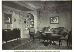 Damenzimmer (Entwurf Von Professor Emil Fahrenkamp  / Druck, Entnommen Aus Zeitschrift /1924 - Colis