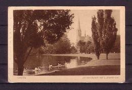 122f * LEIPZIG * JOHANNAPARK MIT LUTHERKIRCHE * 1920 **!! - Leisnig