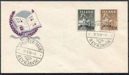 1958 Iceland FRIMEX Stamp Exhibition Cover - Covers & Documents