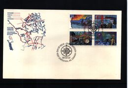 Canada 1989 Interesting  FDC - Cartas & Documentos