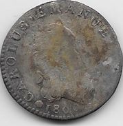 Italie - Sardaigne - 7,6 Soldi 1800 - Argent - Andere & Zonder Classificatie