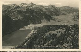 Blick Ins Tannheimertal Von Der Roth-Flüh 1953  (003011) - Tannheim