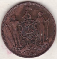 British North Borneo,  One Cent 1886 H .Victoria. KM# 2 - Malaysie