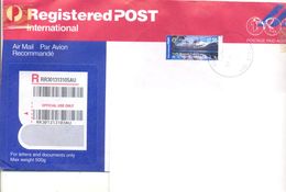 2001.. Australia, The Letter Sent By Registered Air-mail Post To Moldova - Brieven En Documenten