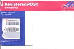 2001.. Australia, The Letter Sent By Registered Air-mail Post To Moldova - Brieven En Documenten