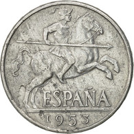 Monnaie, Espagne, 10 Centimos, 1953, TTB, Aluminium, KM:766 - 10 Centesimi