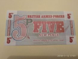 5 Pence - British Military Authority