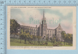 Ste Anne De Beaupré Quebec - Couvent Des Rédemptoristes, Voyagée En 1947 + 3 Timbres - CPSM - St. Hyacinthe