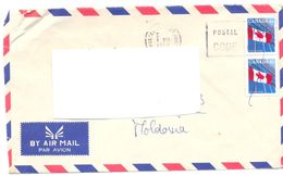 1999. Canada, The Letter Sent By Air-mail Post To MOldova - Brieven En Documenten