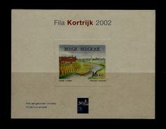 Belgie - Belgique NA  - Postfris - 2002 -  Fila Kortrijk - LUXE UITVOERING - Gekartonneerd - Projets Non Adoptés [NA]