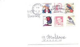 2001. USA, The Letter Sent By Air-mail Post To Moldova - Covers & Documents