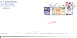 2001. USA, The Letter Sent By Air-mail Post To Moldova - Lettres & Documents