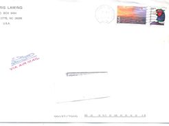 2001. USA, The Letter Sent By Air-mail Post To Moldova - Briefe U. Dokumente