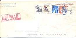 2002. USA, The Letter Sent By Air-mail Post To Moldova - Cartas & Documentos