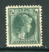 LUXEMBOURG- Y&T N°224- Oblitéré - 1926-39 Charlotte Rechterzijde