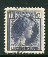 LUXEMBOURG- Y&T N°249- Oblitéré - 1926-39 Charlotte Rechterzijde
