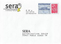 Entier Postal SERA Non Pliée 07p304 - PAP: Antwort/Lamouche