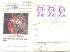 2000. Cuba, The Letter Sent  Registered Air-mail Post To Moldova - Covers & Documents
