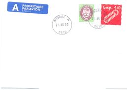 2000. Norway,  The Letter Sent By  Air-mail Post To Moldova - Briefe U. Dokumente