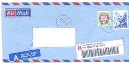 1999. Norway,  The Letter Sent By  Registered Air-mail Post To Moldova - Briefe U. Dokumente
