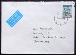 Greenland  1990 Minr 205 Letter To Denmark  From Nuuk   ( Lot 4469 ) - Storia Postale
