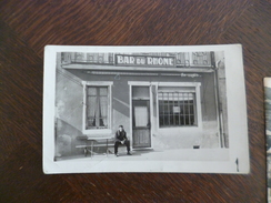 Photo Format Carte Photo 07 Ardèche  La Voulte Sur Rhône Bar Du Rhône  TBE - La Voulte-sur-Rhône