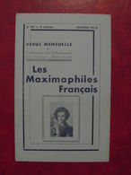 LES MAXIMAPHILES FRANÇAIS : REVUE MENSUELLE N°81 (1953) / ASSOCIATION DES COLLECTIONNEURS DE CARTES MAXIMUM (FRANCAIS) - Philately And Postal History