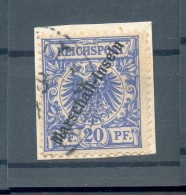 Marshall-I. 4I ZWEITER STEMPEL Gest. Luxusbriefstück BPP 200EUR (F2124 - Marshall-Inseln