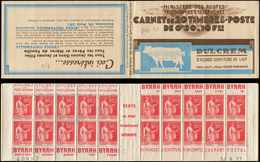 CARNETS (N°Cérès Jusqu'en1964) 215  Paix, 50c. Rouge, N°283C, T III, S. 5-7, DULCREM, Daté 14/5/37, N°40957, Adh., Sinon - Sonstige & Ohne Zuordnung