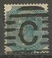 India - 1866 Queen Victoria 4a Used   SG 71 - 1858-79 Kolonie Van De Kroon