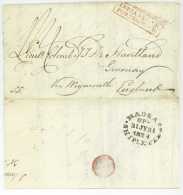 1st Anglo-Burmese-War Madras India 1824 Guernsey De Havilland Chennai Ship Letter - ...-1852 Préphilatélie