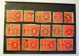 USA - Various Postage Due Taxe - 27 Stamps (used) - Taxe Sur Le Port