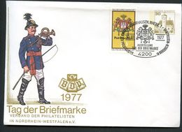 Bund PU108 C1/010a Privat-Umschlag LV NRW Sost. Oberhausen 1977 - Sobres Privados - Usados