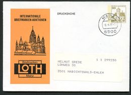 Bund PU108 B2/014 Privat-Umschlag DOM MAINZ Gebraucht 1978 - Privatumschläge - Gebraucht