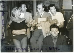 - Photo De Presse - Original - Luis MARIANO, Claudine  CEREDA, Paul COLLINS ( Auteur ), 14-09-1955, TBE, Scans. - Famous People